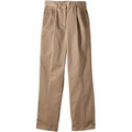 Women's & Misses' Utility Chino Front Pleated Pants